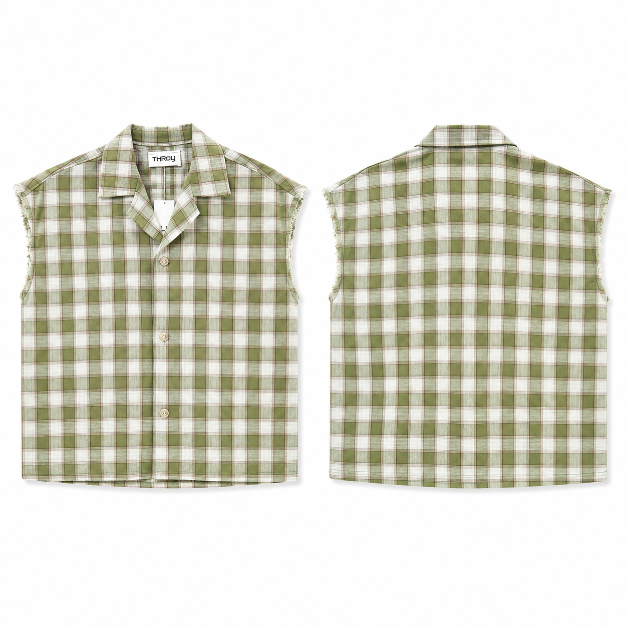 CAMICIA SFRANGIATA QUADRI