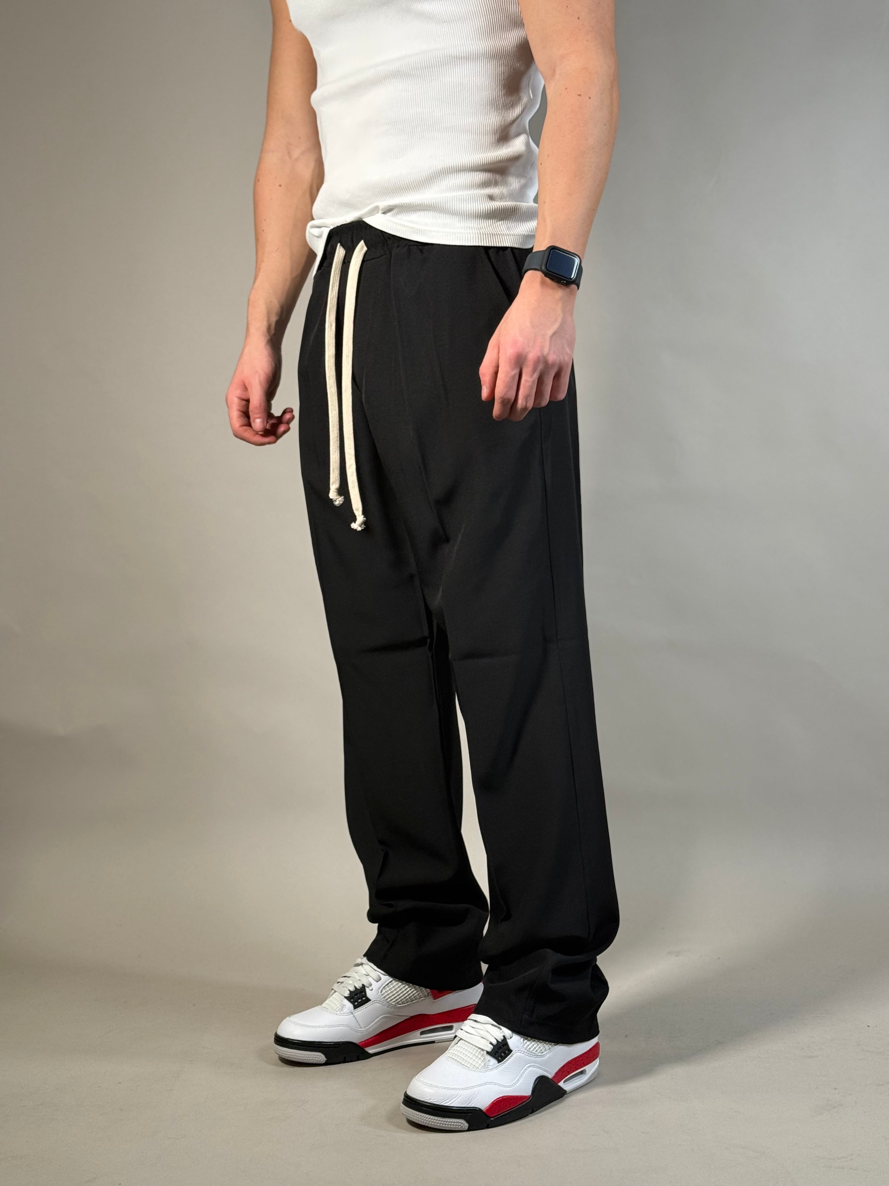 PANTA CAPRI AMPIO NERO